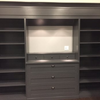 Built In Chest Of Drawers In Benjamin Moore Wrought Iron Paint