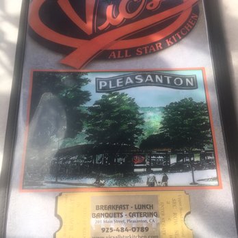 Vic's All Star Kitchen - Menu - American Near Me - Pleasanton, California
