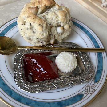 The Tea Kettle Cafe - Scones; choice of lavender or lemon - Tea Rooms Near Me - Spring, Texas