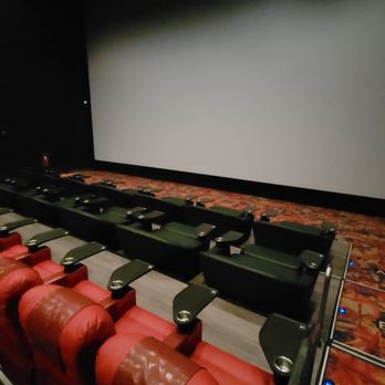 Galaxy Theatres Grandscape - Black seats up front were made for 2 people - Cinema Near Me - The Colony, Texas