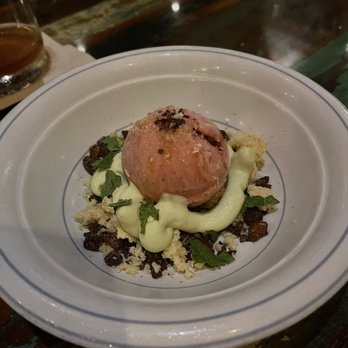 Odd Duck - Strawberry sorbet - American Near Me - Austin, Texas Odd Duck - Strawberry sorbet - American Near Me - Austin, Texas