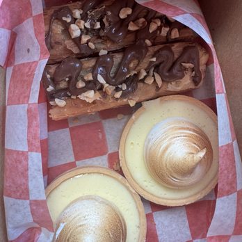 Bleu Sucre - 5 stars Nutella croissant and Lemon Meringue tart - Bakeries Near Me - Galveston, Texas Bleu Sucre - 5 stars Nutella croissant and Lemon Meringue tart - Bakeries Near Me - Galveston, Texas