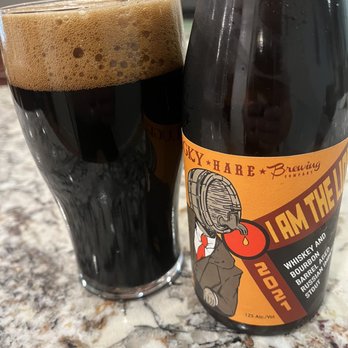 Lucky Hare Brewing - Barrel aged stout - Brewpubs Near Me - Hector, New York