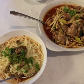 Sichuan Gourmet - Dan Dan noodles & Pork ribs with bamboo shoots - Szechuan Near Me - Pittsburgh, Pennsylvania
