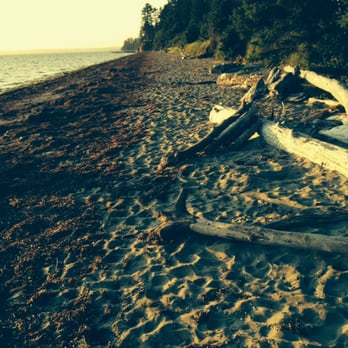 Bay Center / Willapa Bay KOA - Beach high tide - Campgrounds Near Me - South Bend, Washington