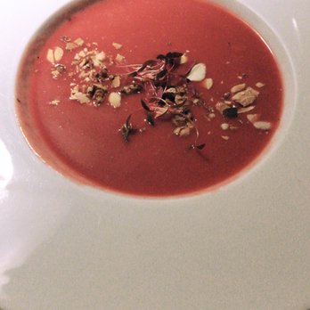 The Decadente - Beet soup. Really good. Very balanced. - Portuguese Near Me - Lisbon, 11