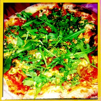 Fire + Wine - Burrata and pistachio pizza - Tapas/Small Plates Near Me - Glen Ellyn, Illinois
