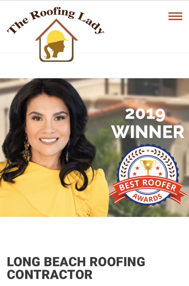 Slide of The Roofing Lady