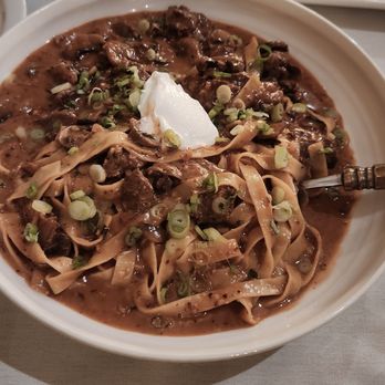 Sheila's Place - Beef Stroganoff- simply the best - New American Near Me - Camarillo, California