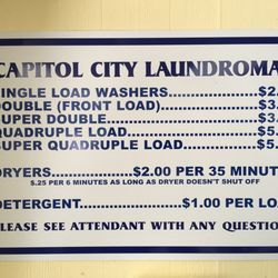 Capitol City Laundromat - Capitol City Laundromat pricing chart