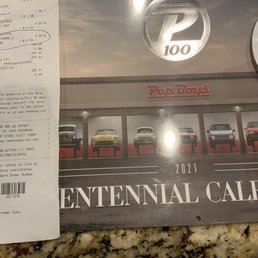 $10 calendar snuck into my transaction.