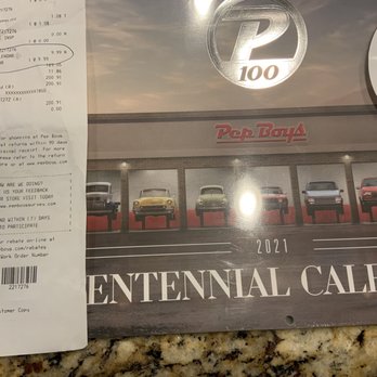 Pep Boys - $10 calendar snuck into my transaction. - Auto Repair Near Me - Beverly, New Jersey