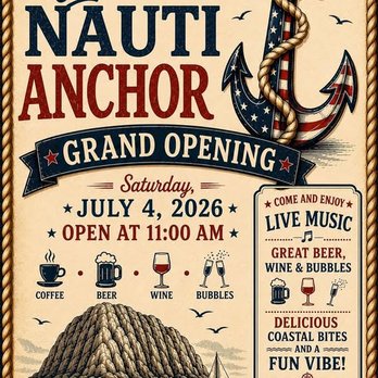 The Nauti Anchor - Grand Opening promotion - Coffee & Tea Near Me - Morro Bay, California The Nauti Anchor - Grand Opening promotion - Coffee & Tea Near Me - Morro Bay, California