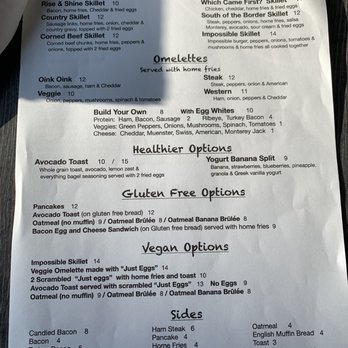 Downtown Diner - Breakfast menu as of 5/4/21 - Page 2 - Diners Near Me - Celebration, Florida