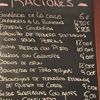 Candolias - Candolias menu - Pubs Near Me - Zaragoza, Z Candolias - Candolias menu - Pubs Near Me - Zaragoza, Z