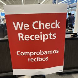 We check receipts!