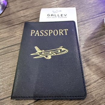 Galley Thai Asian Fusion - The check is a passport, how cute! - Asian Fusion Near Me - Bend, Oregon Galley Thai Asian Fusion - The check is a passport, how cute! - Asian Fusion Near Me - Bend, Oregon