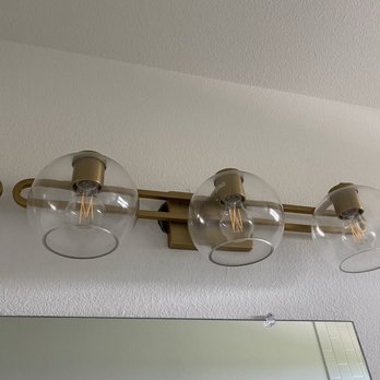 Shaddock Homes - You can see the light install was shifted. They told us a pipe was in the way and now we are left with a hole. - Home Developers Near Me - Plano, Texas Shaddock Homes - You can see the light install was shifted. They told us a pipe was in the way and now we are left with a hole. - Home Developers Near Me - Plano, Texas