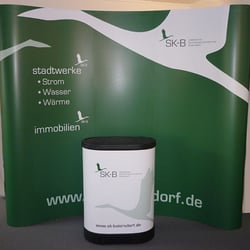 Displays Banner Angebot Anfragen Werbeagentur Heinrich