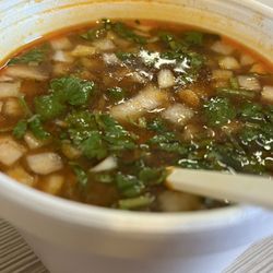 Taqueria Obson - Consome de birria.