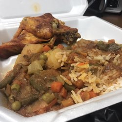 4.25 chicken stew and rice lunch. Very good
