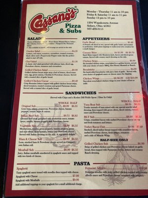CASSANO’S PIZZA & SUBS - Updated February 2026 - 11 Photos & 54 Reviews ...