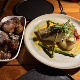 Fish Special (delish) with side of Fingerling Potatoes @ $12 Fish Special (delish) with side of Fingerling Potatoes @ $12