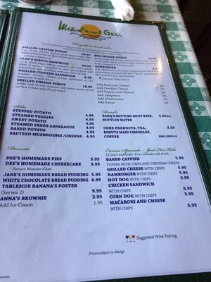Menu photo 8 Waterfront Grill Monroe, LA