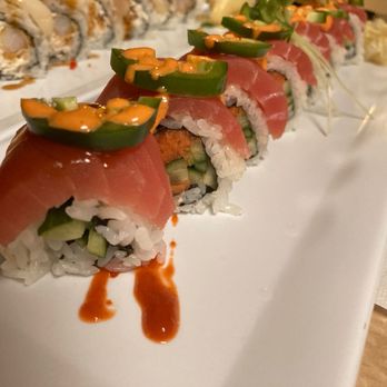 Amakai - Green Dragon Roll - Japanese Near Me - Santa Clara, California