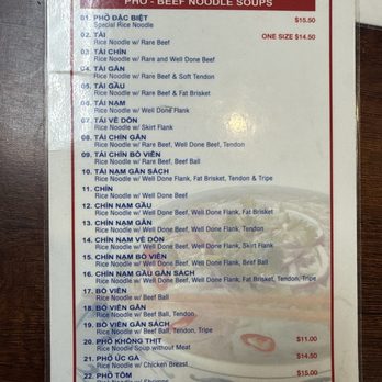 Com Tam Thanh - Daily Pho menu one price - Vietnamese Near Me - San Jose, California