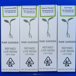 EZ Gifting DC - Raw Garden Live Resin Carts available now!