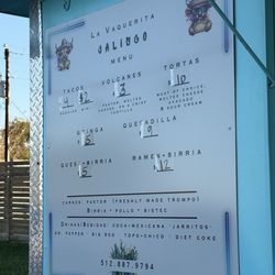 La Vaquerita Jalisco - Menu
