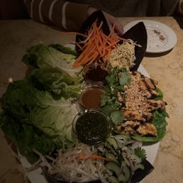Asian Chicken Lettuce Wrap Tacos