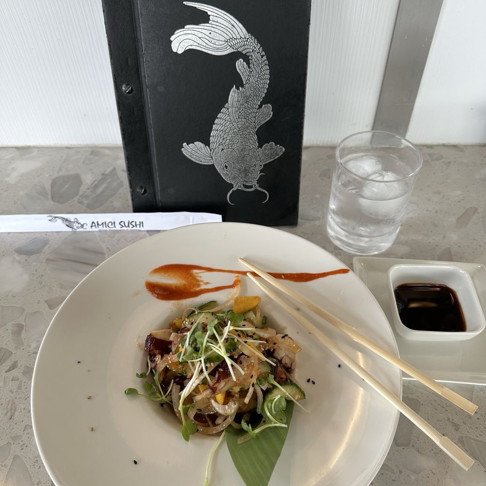 Amici Sushi - Tako salad - Sushi Bars Near Me - Lathrop, California