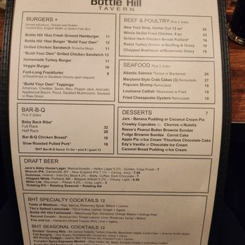 The Bottle Hill Tavern - 11/01/2023 Menu - Bars Near Me - Madison, New Jersey The Bottle Hill Tavern - 11/01/2023 Menu - Bars Near Me - Madison, New Jersey