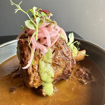 Luchador Tacos & More - Pork shank - Mexican Near Me - Denver, Colorado Luchador Tacos & More - Pork shank - Mexican Near Me - Denver, Colorado