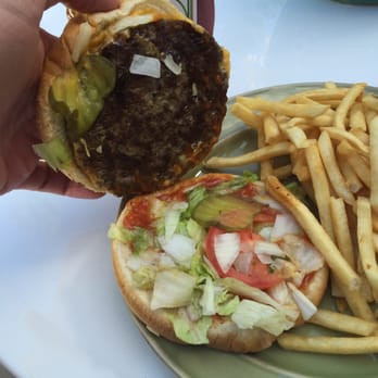 Lucky Boy Restaurant - This is what $3.50 gets you - nice, freshly grilled burger and tasty fries. (I took this to go.) - American Near Me - Albuquerque, New Mexico