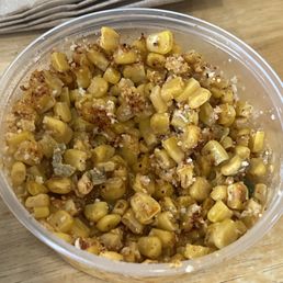 Street corn. See the old kernels what is this?