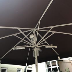 White Hart - Heated umbrella.