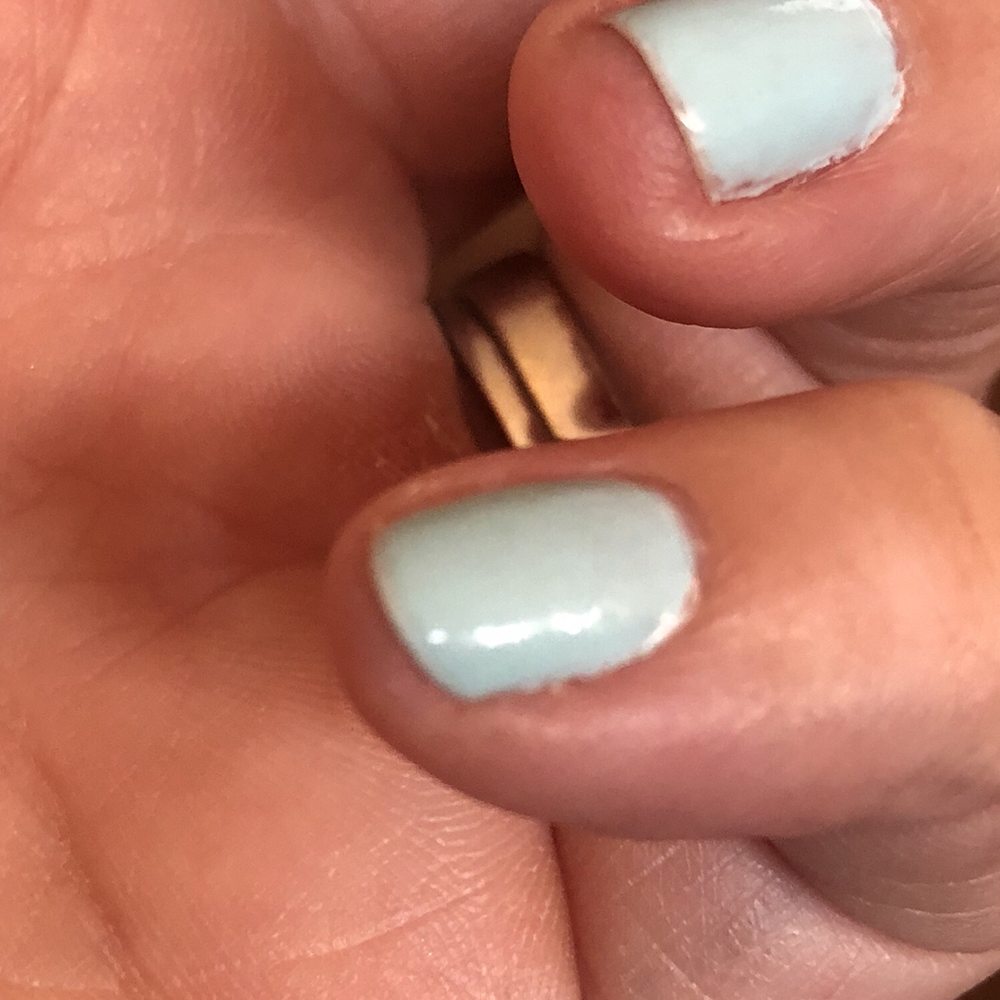Bliss Nail Lounge - The tips are not even painted - Nail Salons Near Me - Plantation, Florida