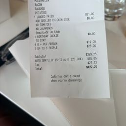 $65 TIP ARE YOU FUCKING KIDDING ME?! FOR 12 PEOPLE?! INSANE $65 TIP ARE YOU FUCKING KIDDING ME?! FOR 12 PEOPLE?! INSANE