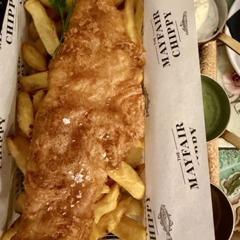 The Mayfair Chippy - Classic special with haddock. - Fish & Chips Near Me - London, XGL