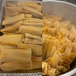 The Taco Amigo - Tamales chicken mild and chicken spicy
