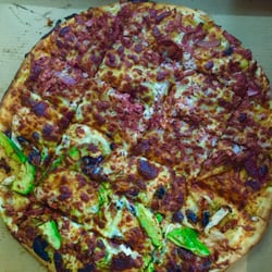 Sea Land Pizza & Seafood - 1/2 Chefs Special 1/2 Meat Lovers