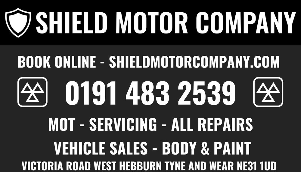 SHIELD MOTOR COMPANY Victoria Road West, Hebburn, Tyne and Wear