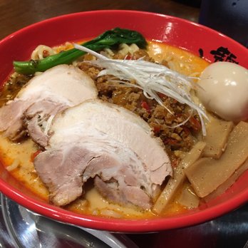 The Ramen Butcher - Scorpion ramen with extra noodles and marinated egg ($15) - Ramen Near Me - Burnaby, British Columbia The Ramen Butcher - Scorpion ramen with extra noodles and marinated egg ($15) - Ramen Near Me - Burnaby, British Columbia