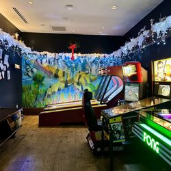 Sweet arcade room