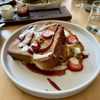 Solstice - Strawberry Yuzu French Toast - New American Near Me - Irvine, California Solstice - Strawberry Yuzu French Toast - New American Near Me - Irvine, California