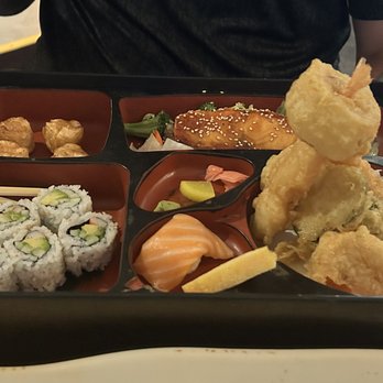 Sushin - Salmon bento box - Sushi Bars Near Me - Murfreesboro, Tennessee