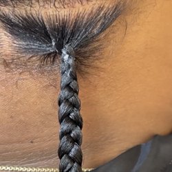 Knotless braids